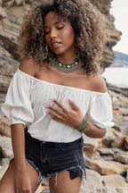 Collier en perles de verre
