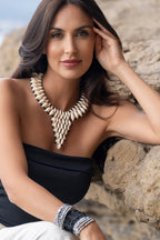 Collier en véritable coquillage Cauri