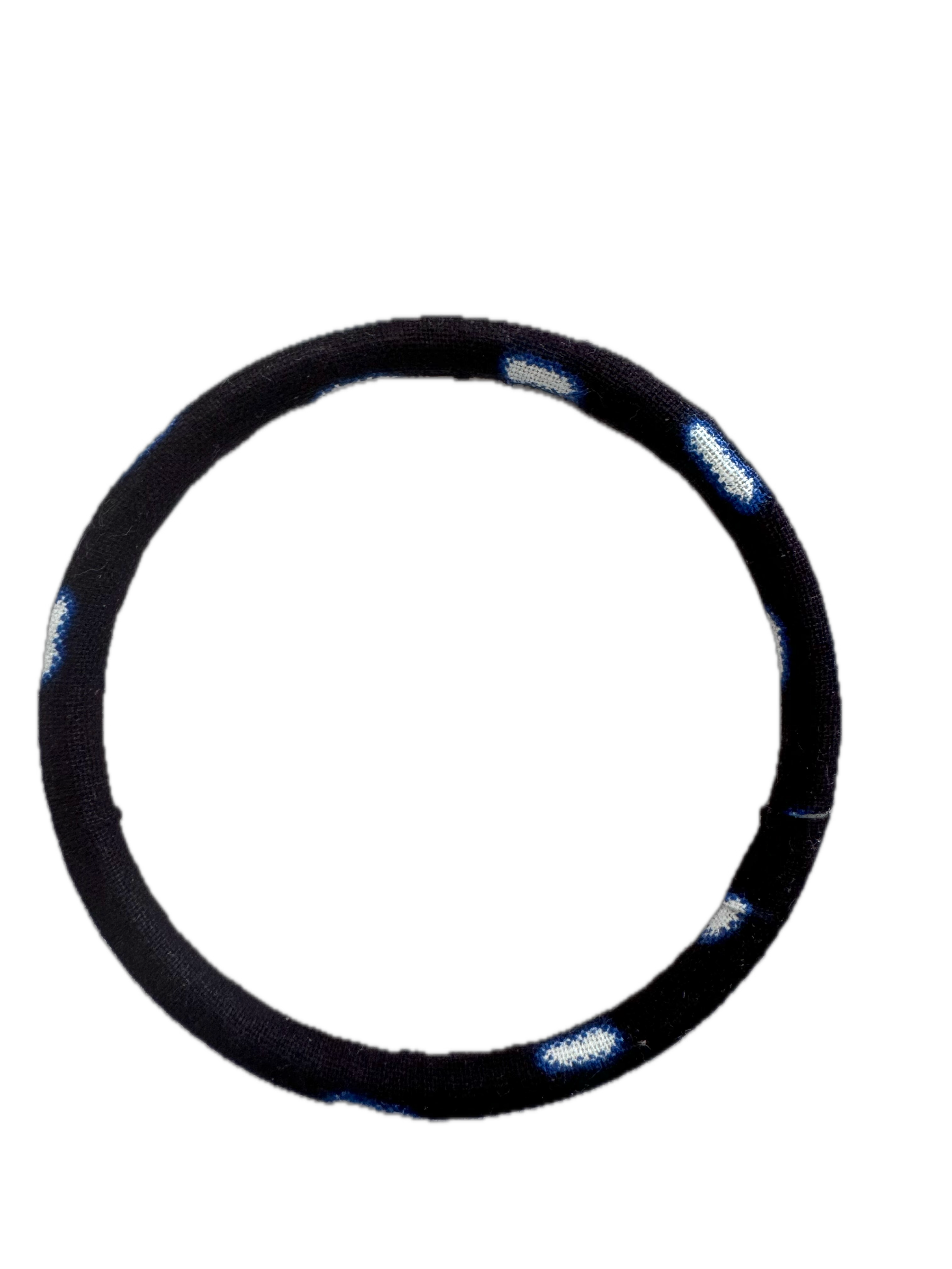 Bracelet en tissu wax coloré