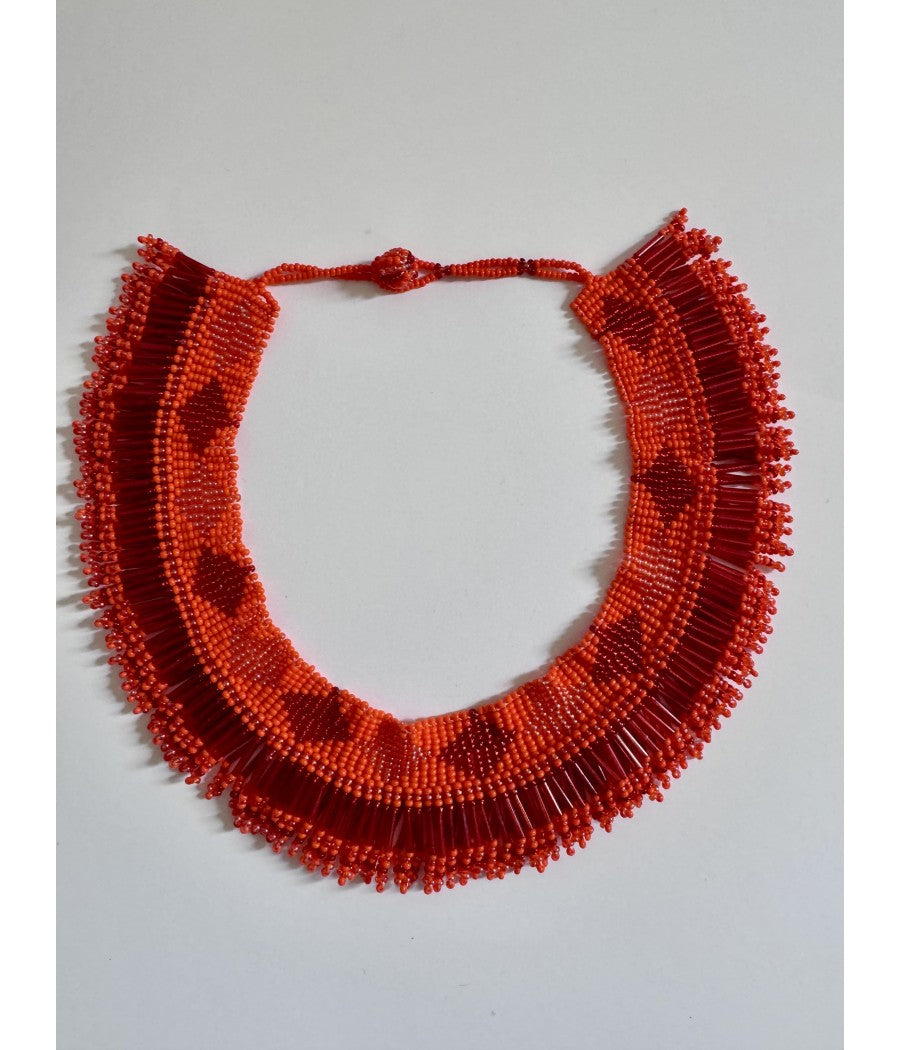 Collier en perles de verre