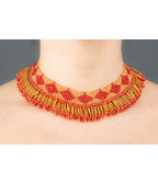 Collier en perles de verre