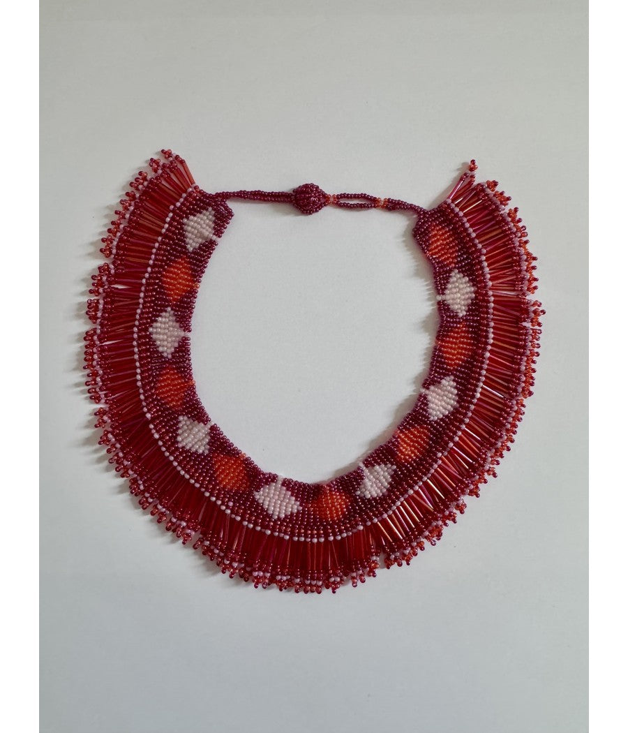 Collier en perles de verre