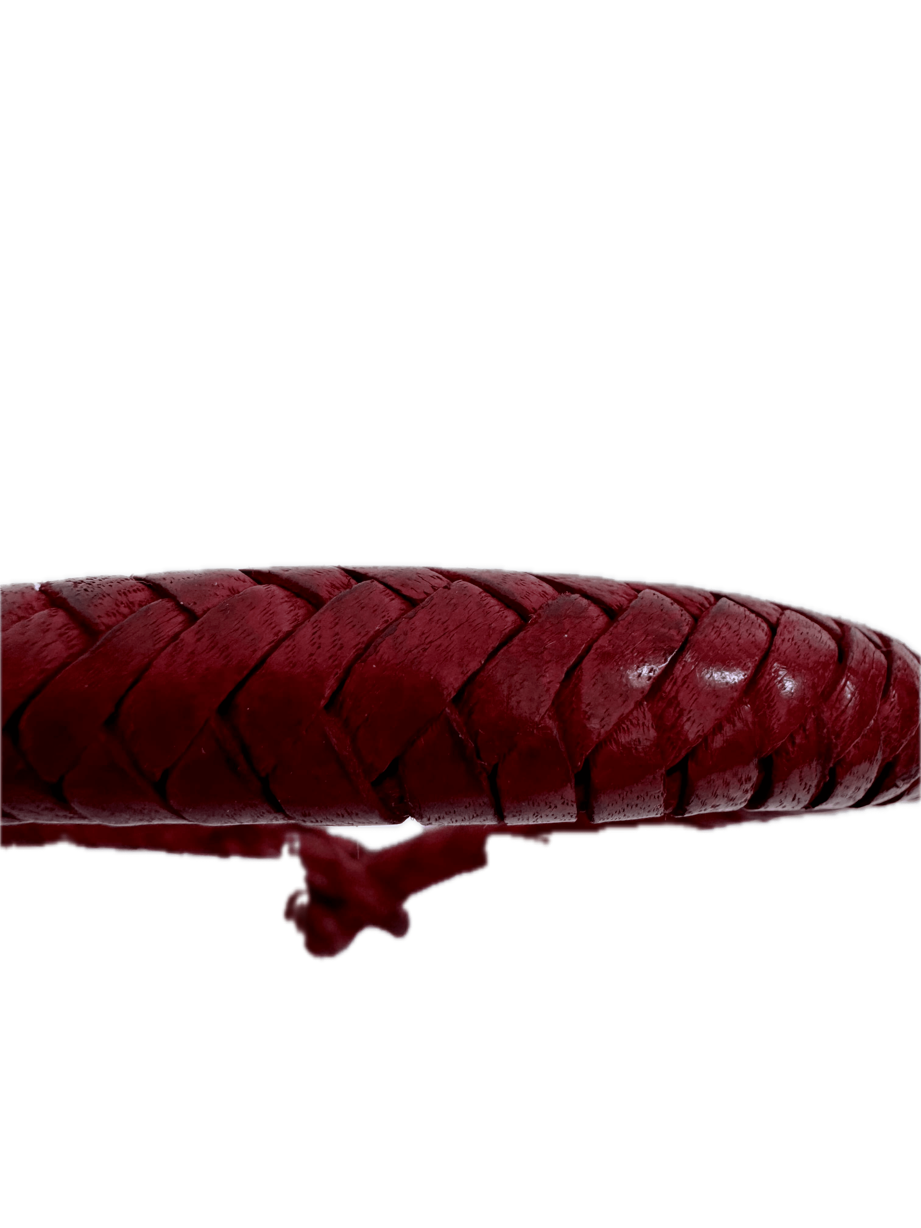 Bracelet en cuir de chèvre tressé