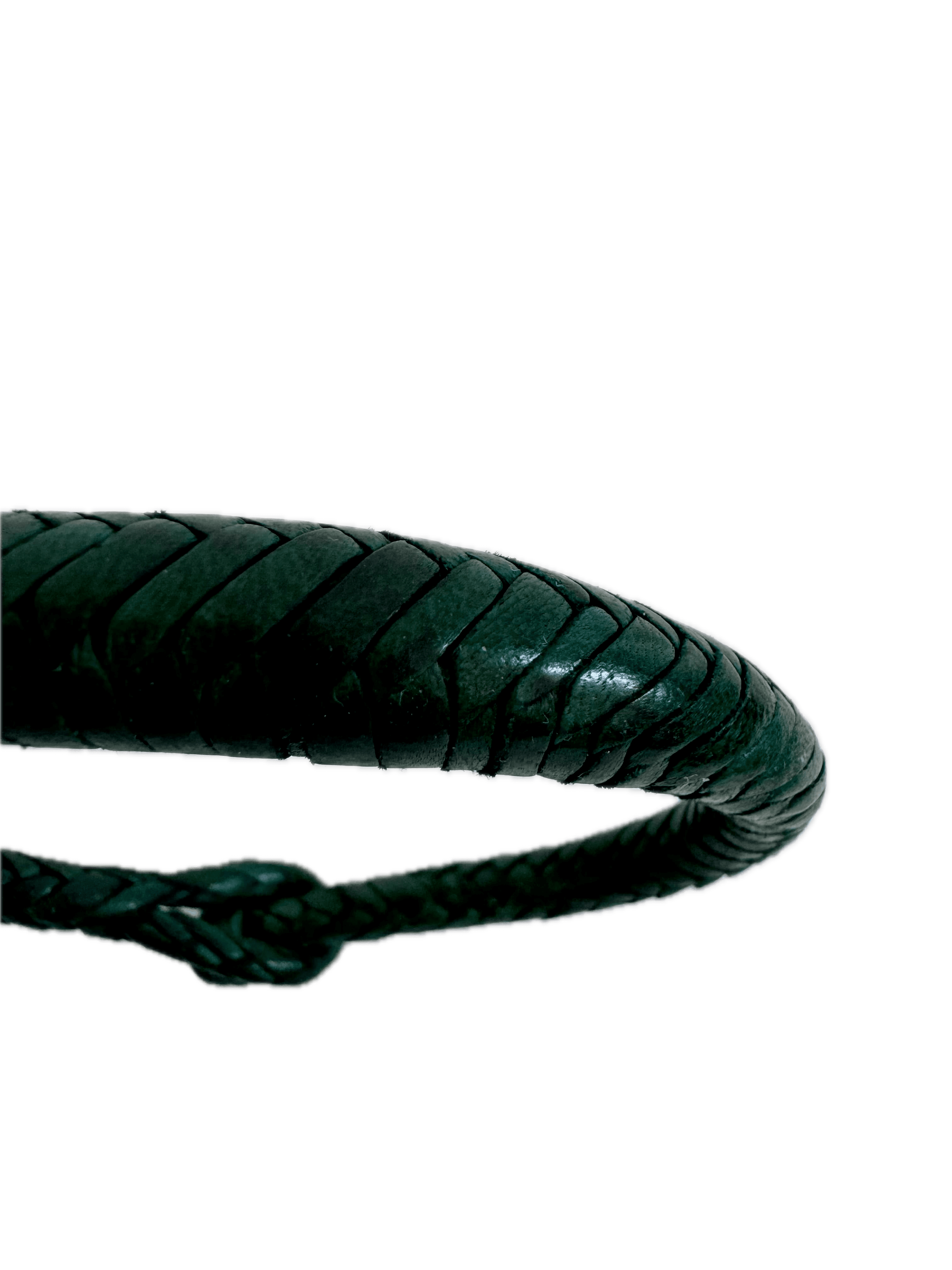 Bracelet en cuir de chèvre tressé