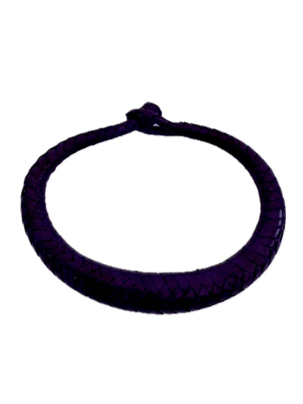 Bracelet en cuir de chèvre tressé