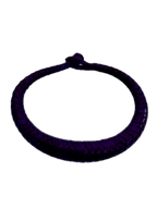 Bracelet en cuir de chèvre tressé