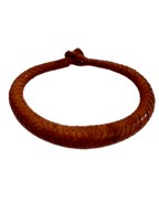 Bracelet en cuir de chèvre tressé