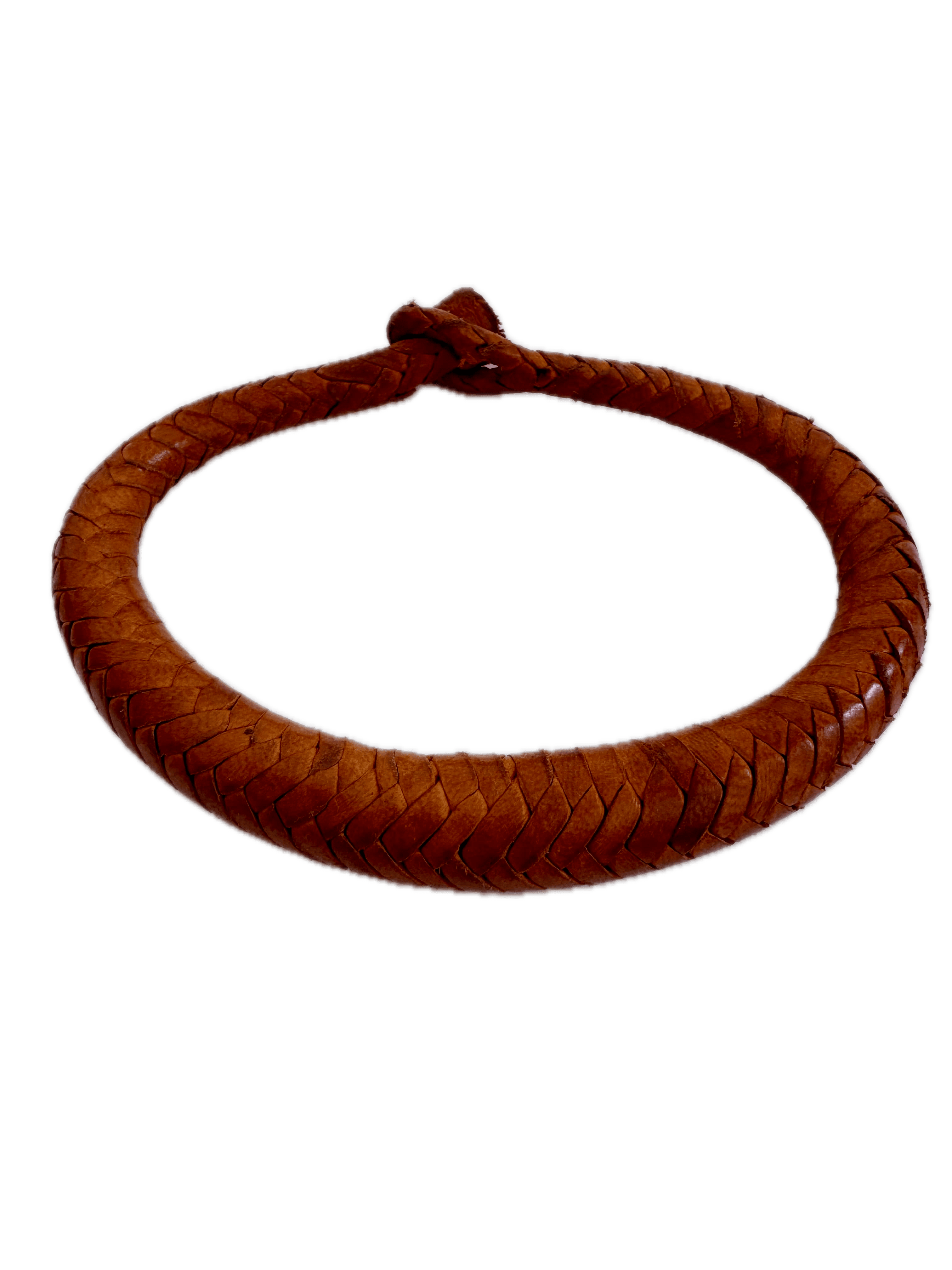 Bracelet en cuir de chèvre tressé